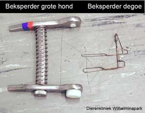 Iedere diersoort heeft zijn eigen maat beksperder nodig